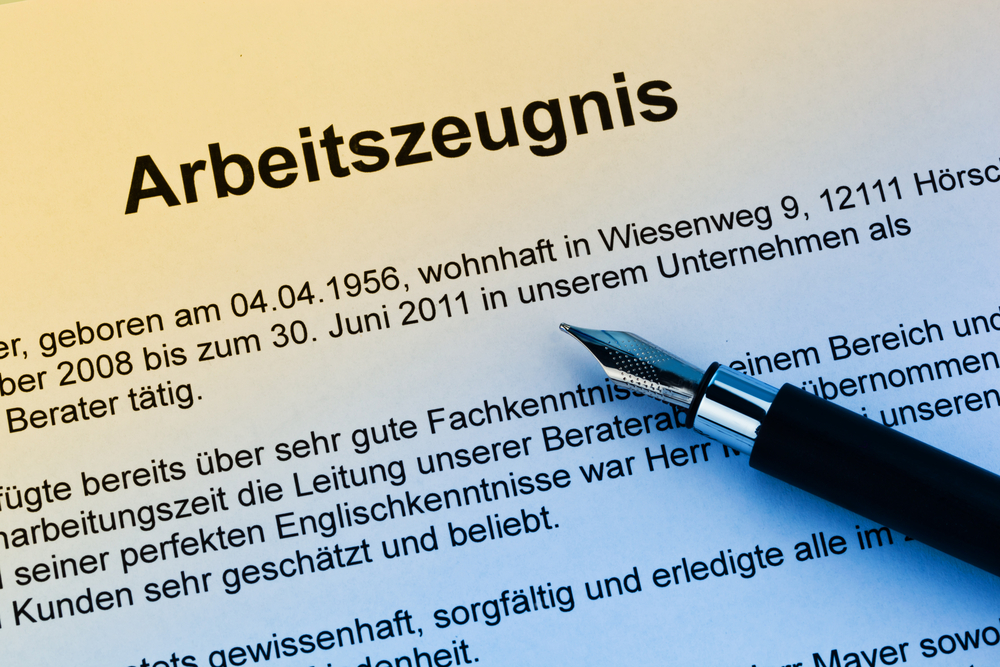 Arbeitszeugnis