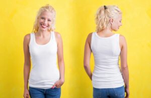 Junge Frau im Tank-Top