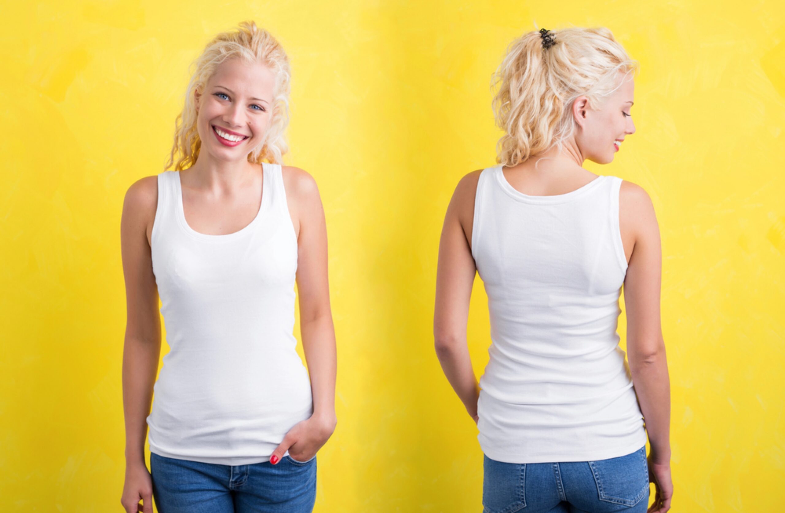 Junge Frau im Tank-Top