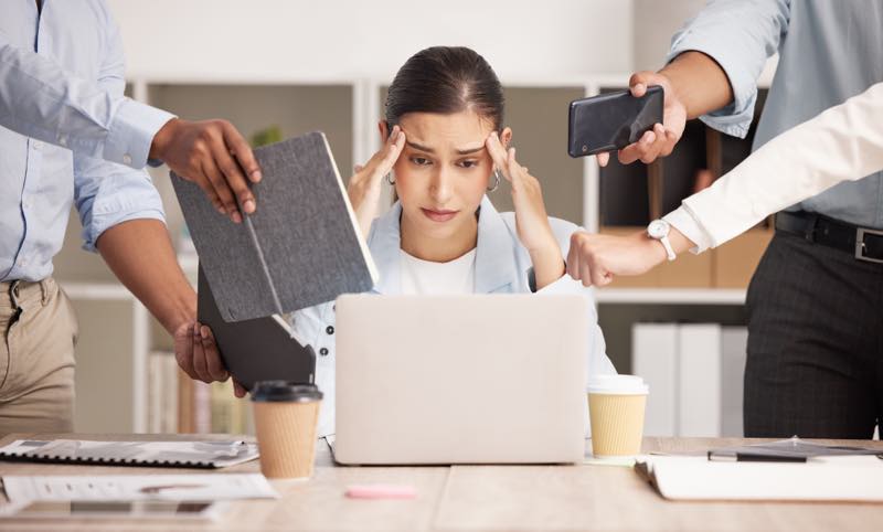 Stress am Arbeitsplatz